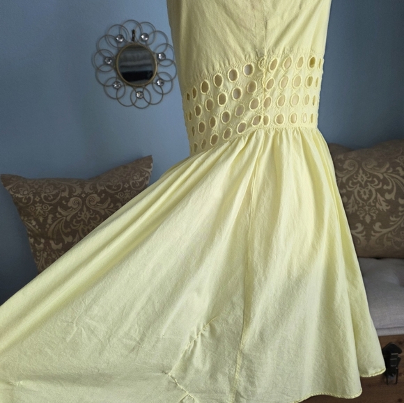 SOLID & STRIPED Yellow Amelia Mini Dress - Picture 6 of 9